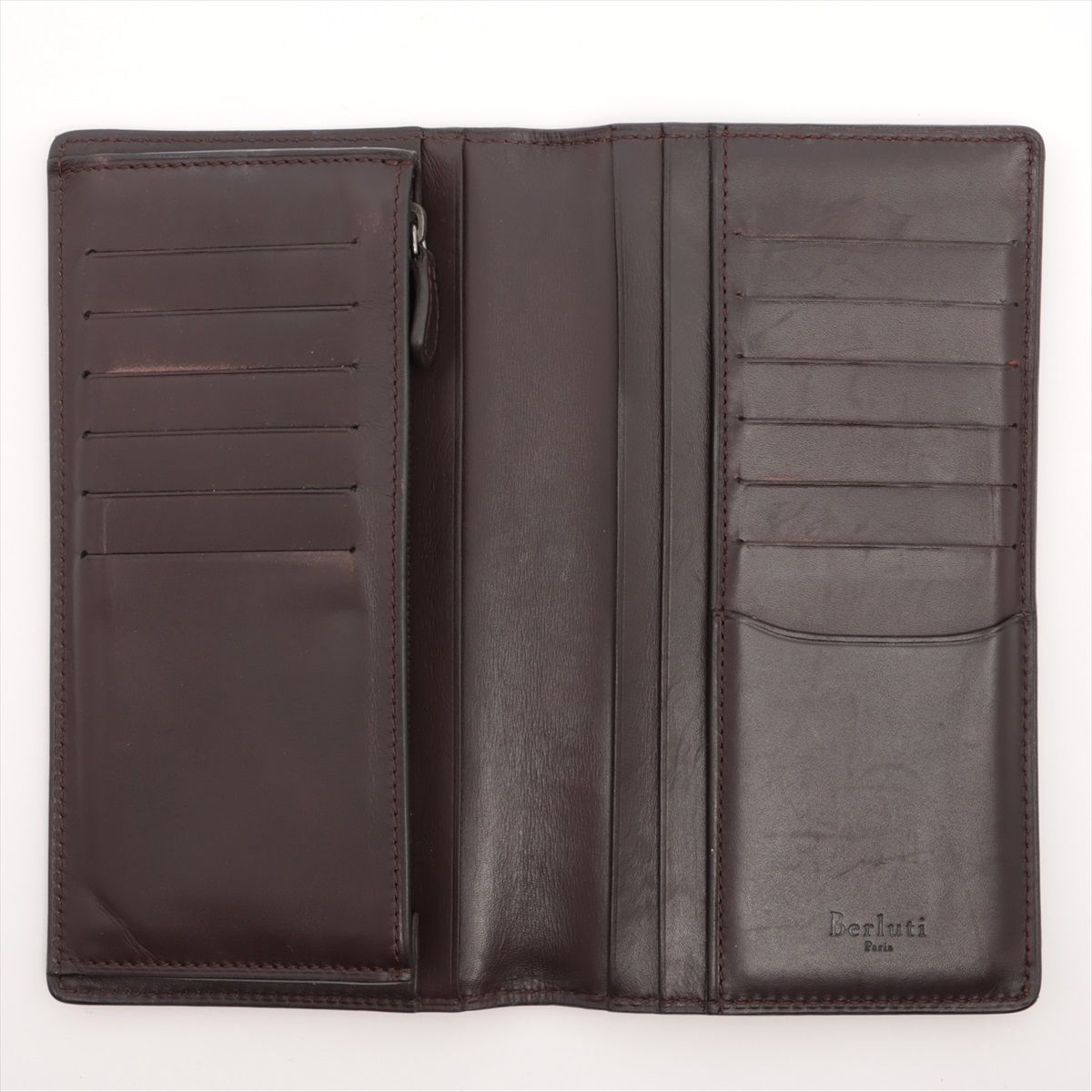 ベルルッティ カリグラフィー ラウンドファスナー長財布 ブラック 極美