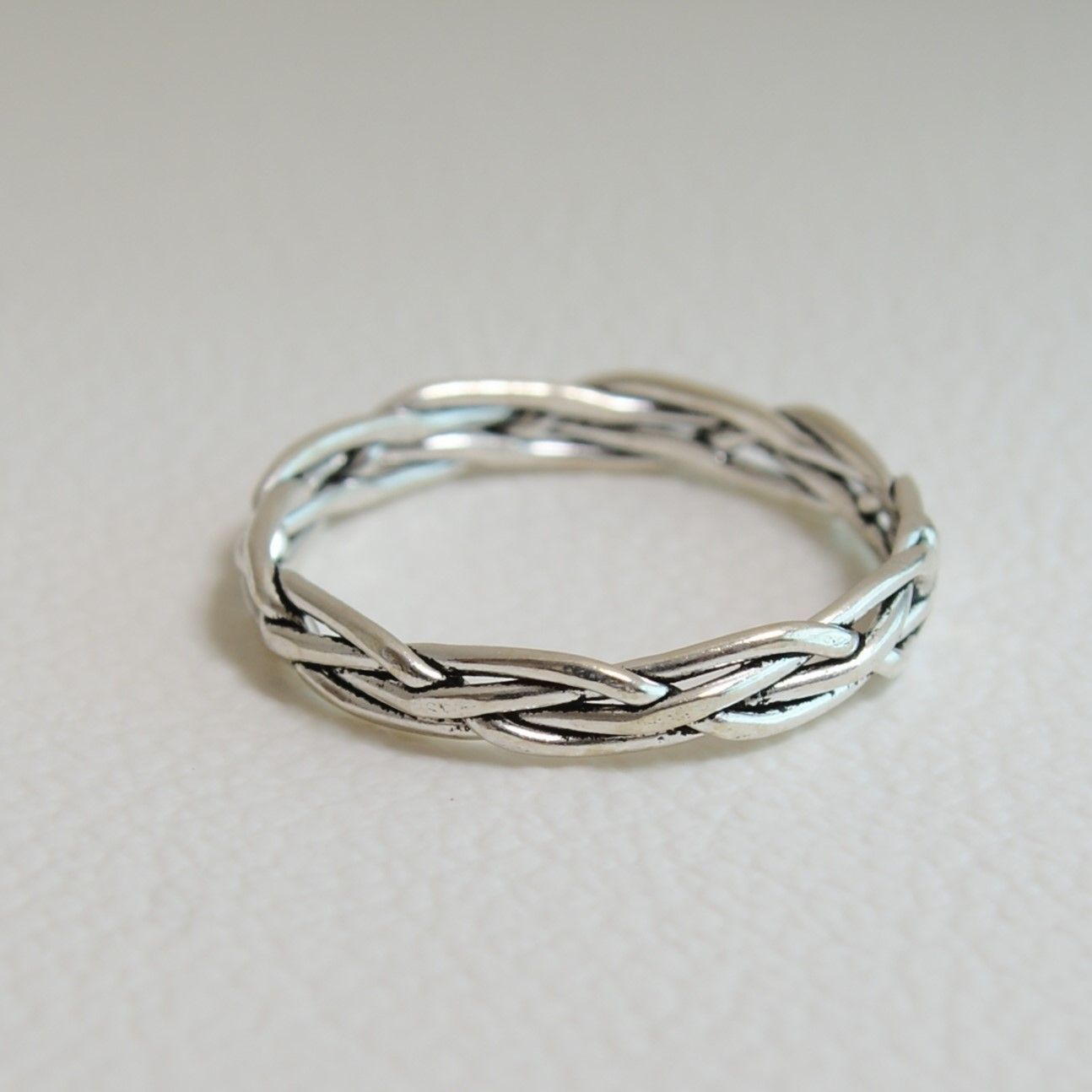 ワニ カレンシルバー リング 指輪 13号 16号 編み込み カレンシルバー リング karen silver ring 13号 カレン族