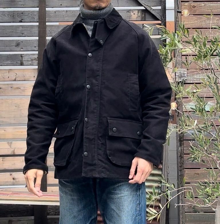 新品未使用品　FOB FACTORY  モールスキンライディング ジャケット / ブラック　Lサイズ