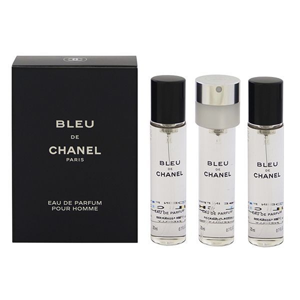 ブルー ドゥ シャネル EDP ツイスト (セット) (レフィル) 20ml×3 香水 フレグランス BLEU DE CHANEL 3 TRAVEL  REFILLS 新品 未使用