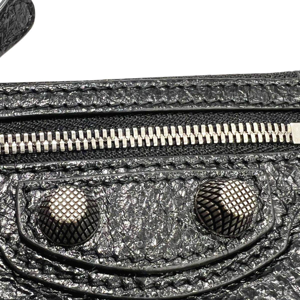 中古】 BALENCIAGA バレンシアガ Le Cagole コインパース ブラック SV  