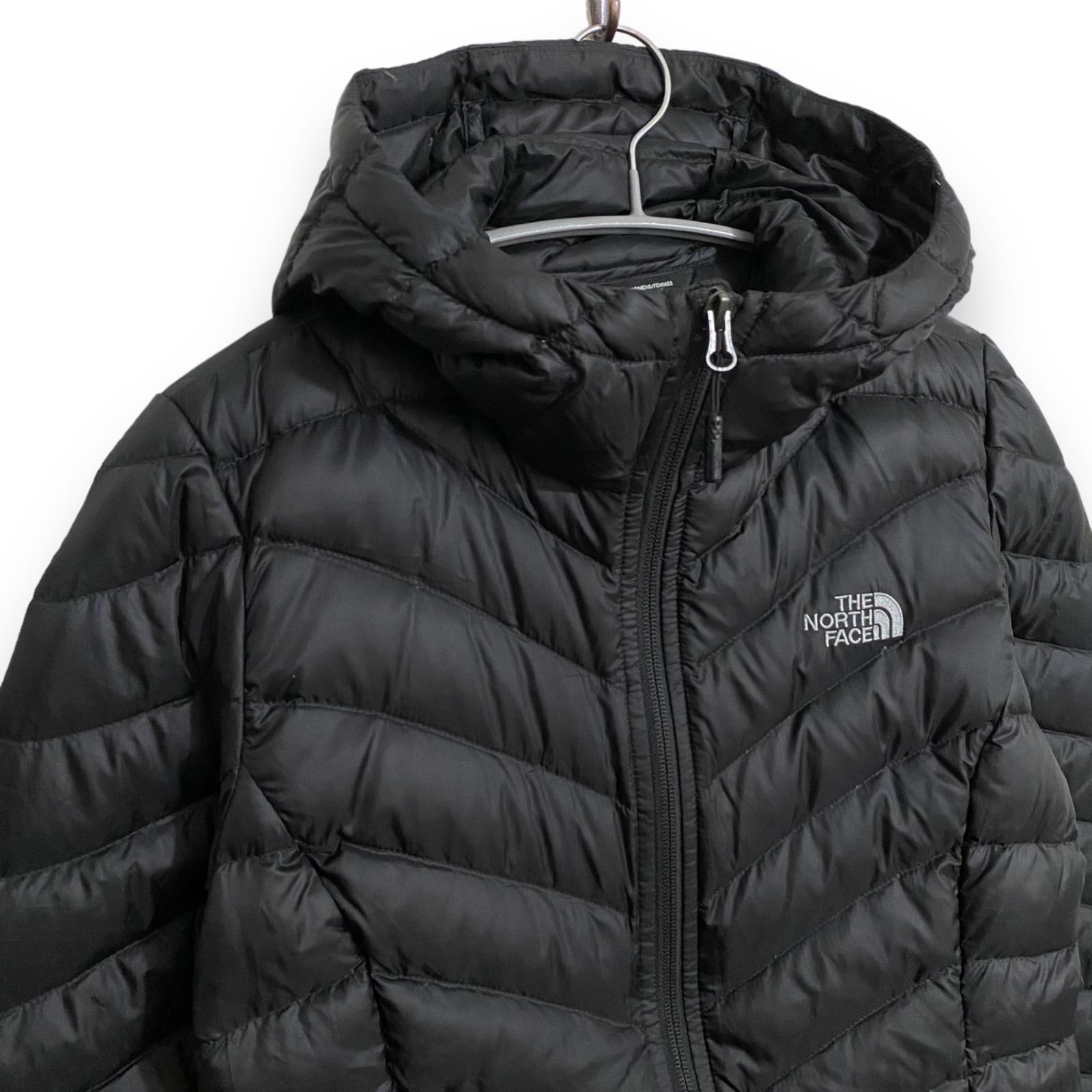 THE NORTH FACE ザノースフェイス ブラック フード ダウンジャケット  
