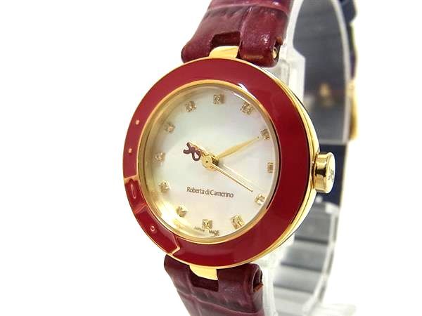 □美品□ Roberta di Camerino RC-7870 クロコダイル型押し