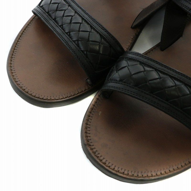 ボッテガヴェネタ BOTTEGA VENETA サンダル レザー オープントゥ
