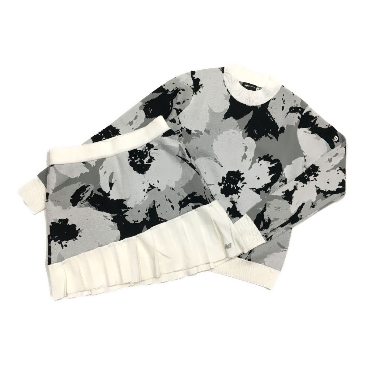 ニューバランスゴルフ モックネック キュロットセットアップ サイズ1 ニューバランスゴルフ モックネック キュロットセットアップ