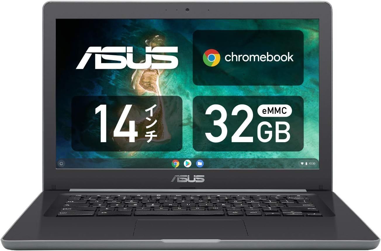 Chromebook クロームブック ASUS ノートパソコン 14.0型WXGA液晶 英語キーボード C403NA ブラック グーグル Google