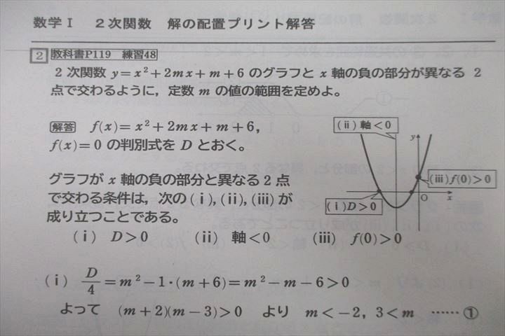 VO25-102 長崎西高校 高1～3 数学 教科書・ノート・授業プリント
