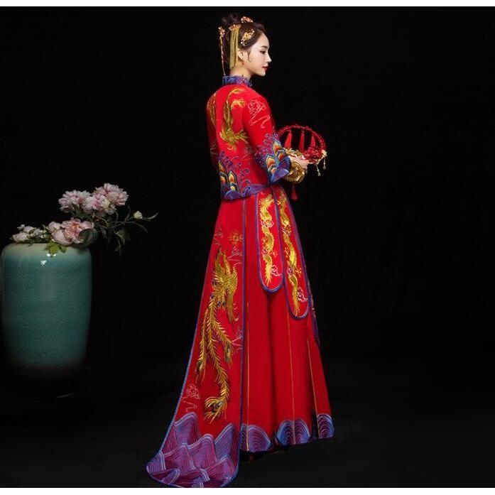 鳳刺しゅう チャイナ風舞台ステージ服