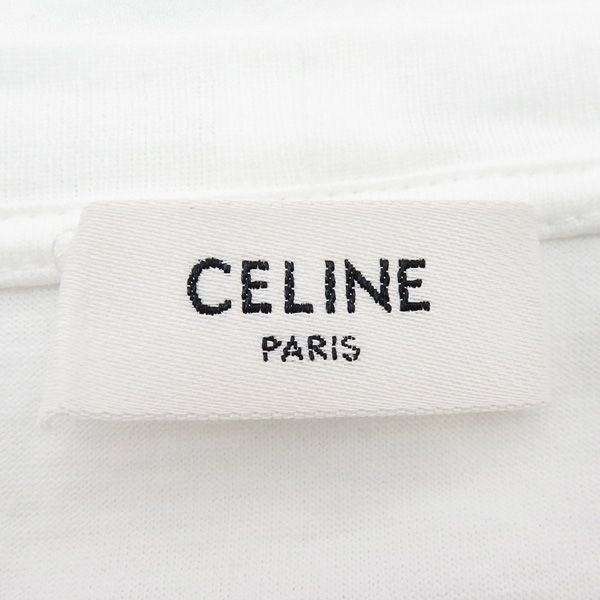 美品 CELINE セリーヌ 2X43C671Q ロゴ コットン ジャージー 半袖