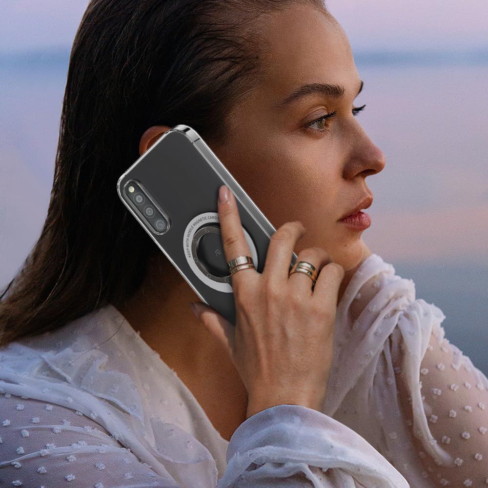 Galaxy A41 ケース SC-41A SCV48 MagSafe対応 透明 リング付き Galaxy A41 ケース SC-41A SCV48 MagSafe対応 透明 リング付き
