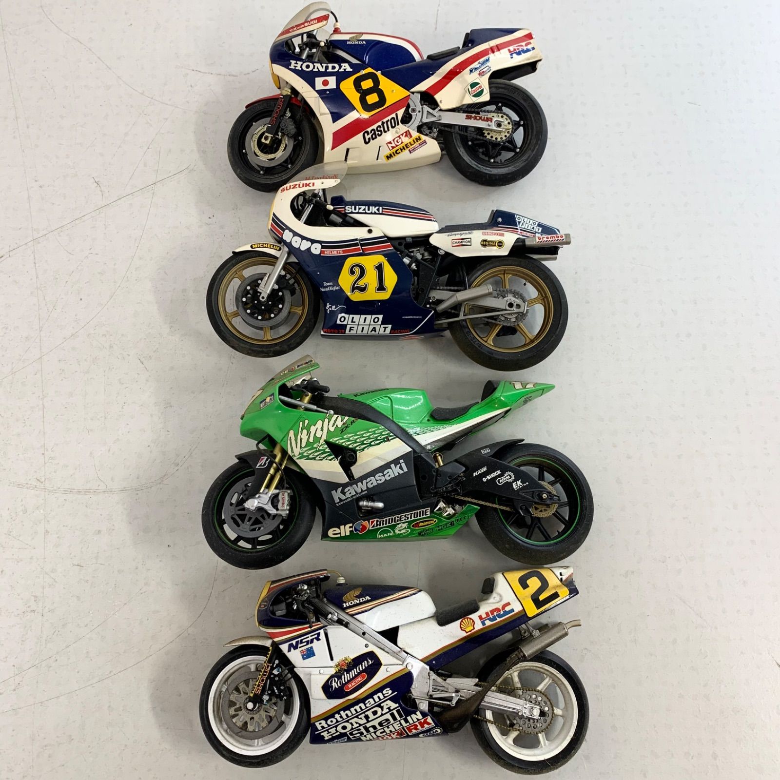 タミヤ 1|12 ホンダ NS500 完成品 1|12 SUZUKI RGB500 TEAM GALLINA 塗装完成品 タミヤ カワサキ Ninja ZX-RR Honda NSR500