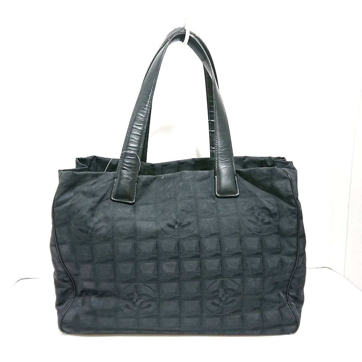 CHANEL ニュートラベル トートMM ナイロン ベージュ A15991ナイロン