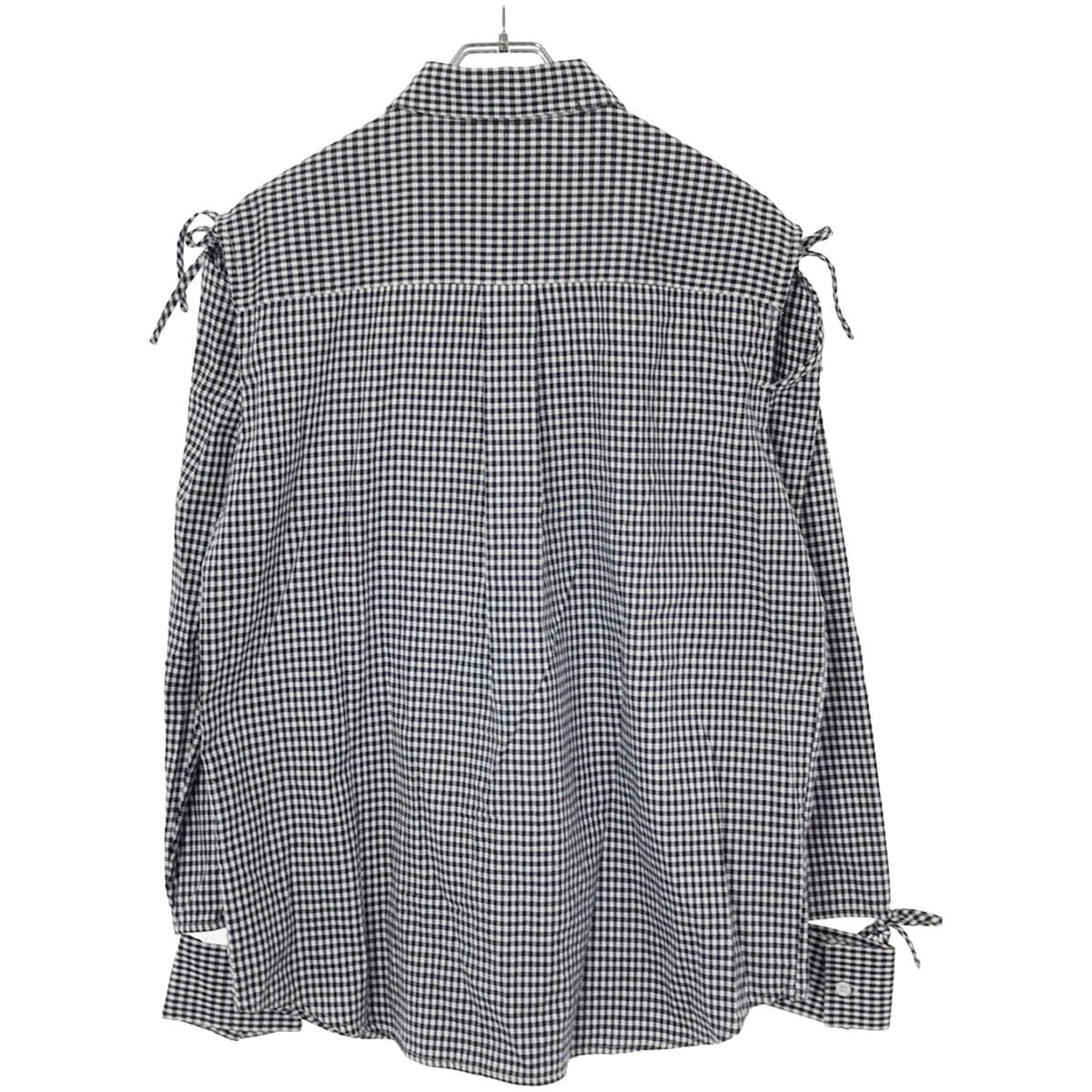 Soduk スドーク 20SS ribbon everywhere shirt ギンガムチェックリボン 