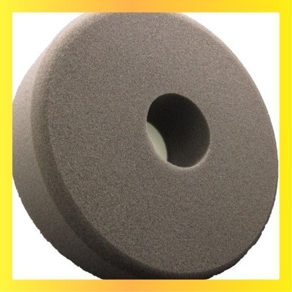 新着黒_185mm カーピカル 極細目 ウレタンバフ [直径185mm パッド面150mm 厚さ50mm] 穴開き マジック式 シングルポリッシャー 日本製 103M