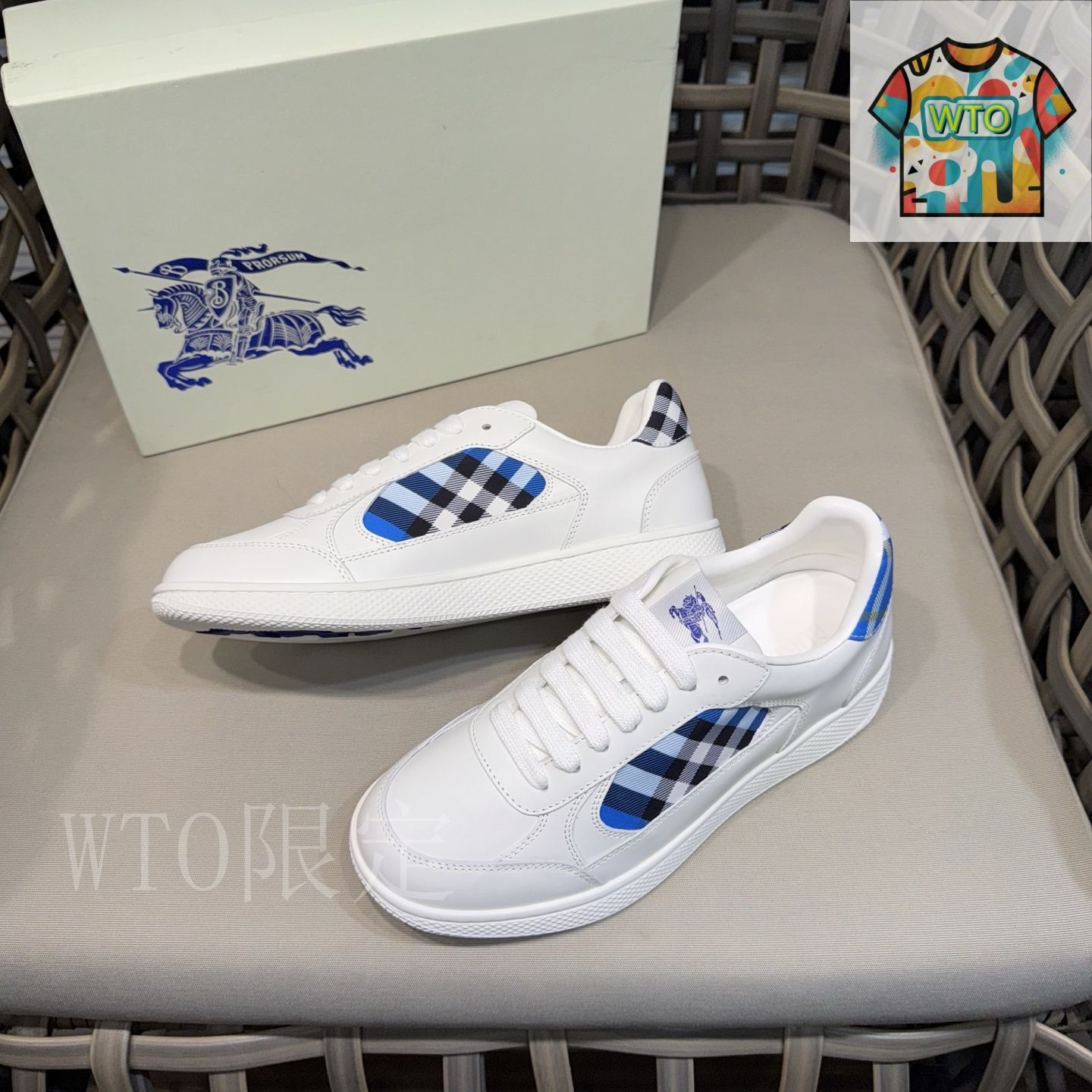 Burberry バーバリー   ロートップ スニーカー バーバリー BURBERRY 8050932 スニーカー メンズ シューズ