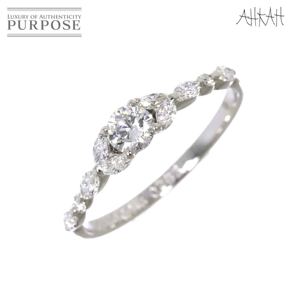 アーカー AHKAH PEME トランスペアレント 12号 リング ダイヤ 0.216/0.283ct K18 WG ホワイトゴールド 750 指輪  Diamond Ring 90235158 - メルカリ