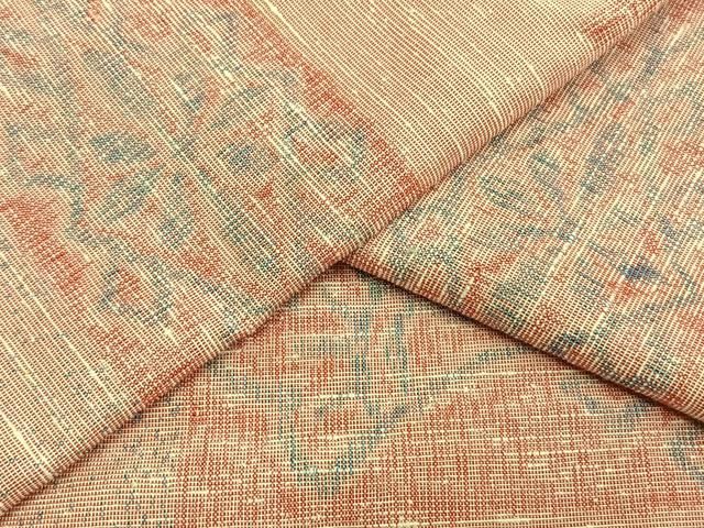 平和屋着物▽上質な紬　単衣　横段文　正絹　逸品　未使用　AAAV2782fy 平和屋着物▽上質な紬 単衣 横段文 正絹 逸品 未使用 AAAV2782fy