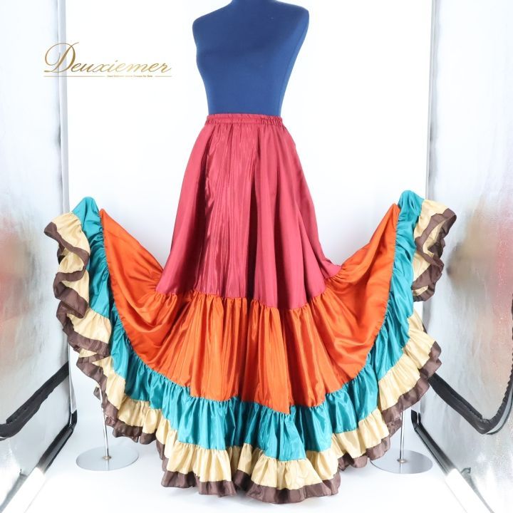 バーヌローサ 25ヤード ジプシースカート 未使用 BanuRosa 25ヤード