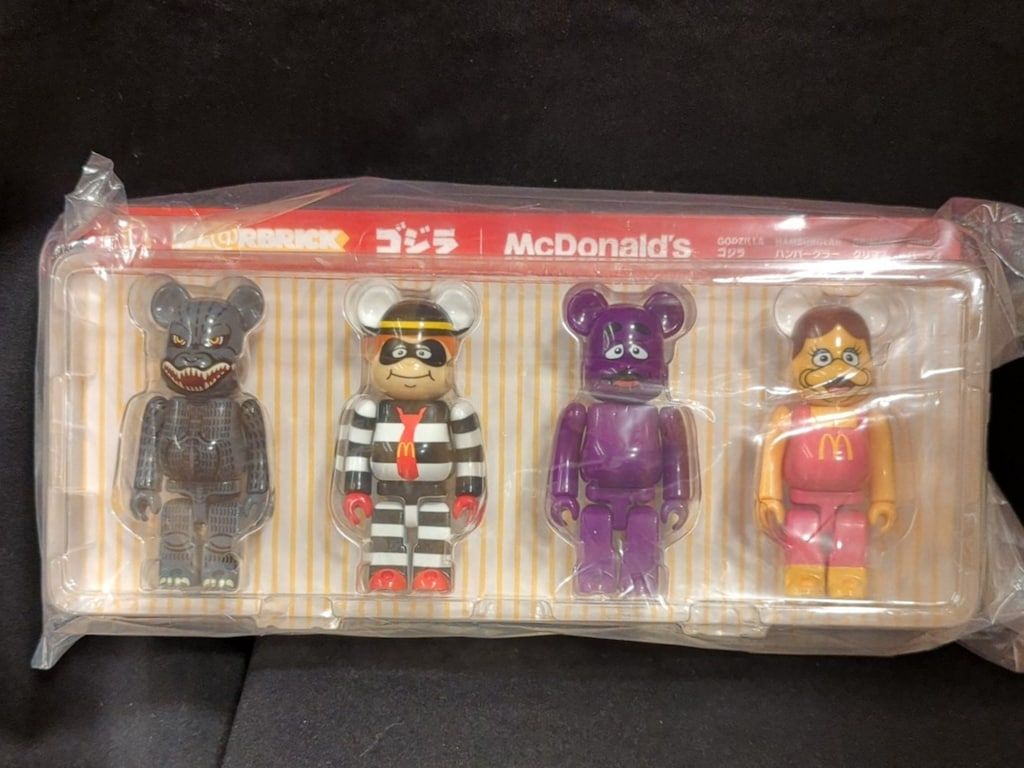 MEDICOMTOY BE@RBRICK ゴジラVSマクドナルド 150% 4PCS SET