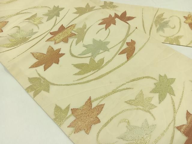 平和屋着物○綴れ 九寸名古屋帯 雲龍 金糸 正絹 逸品 DAAV6300ps