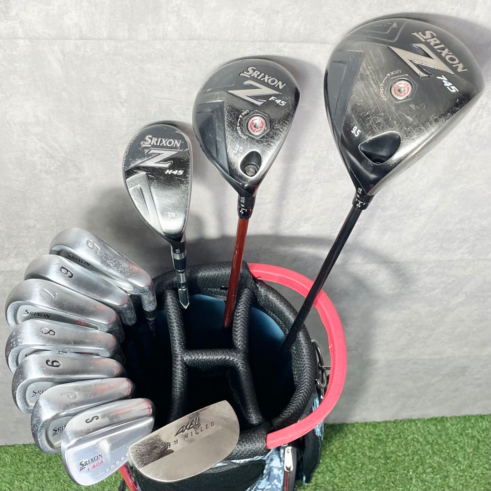 Srixon - SRIXON スリクソン Z745 ZR-600 メンズ　ゴルフクラブセット バッグ美品】SRIXON Z745 ゴルフクラブセット メンズ 11本 右