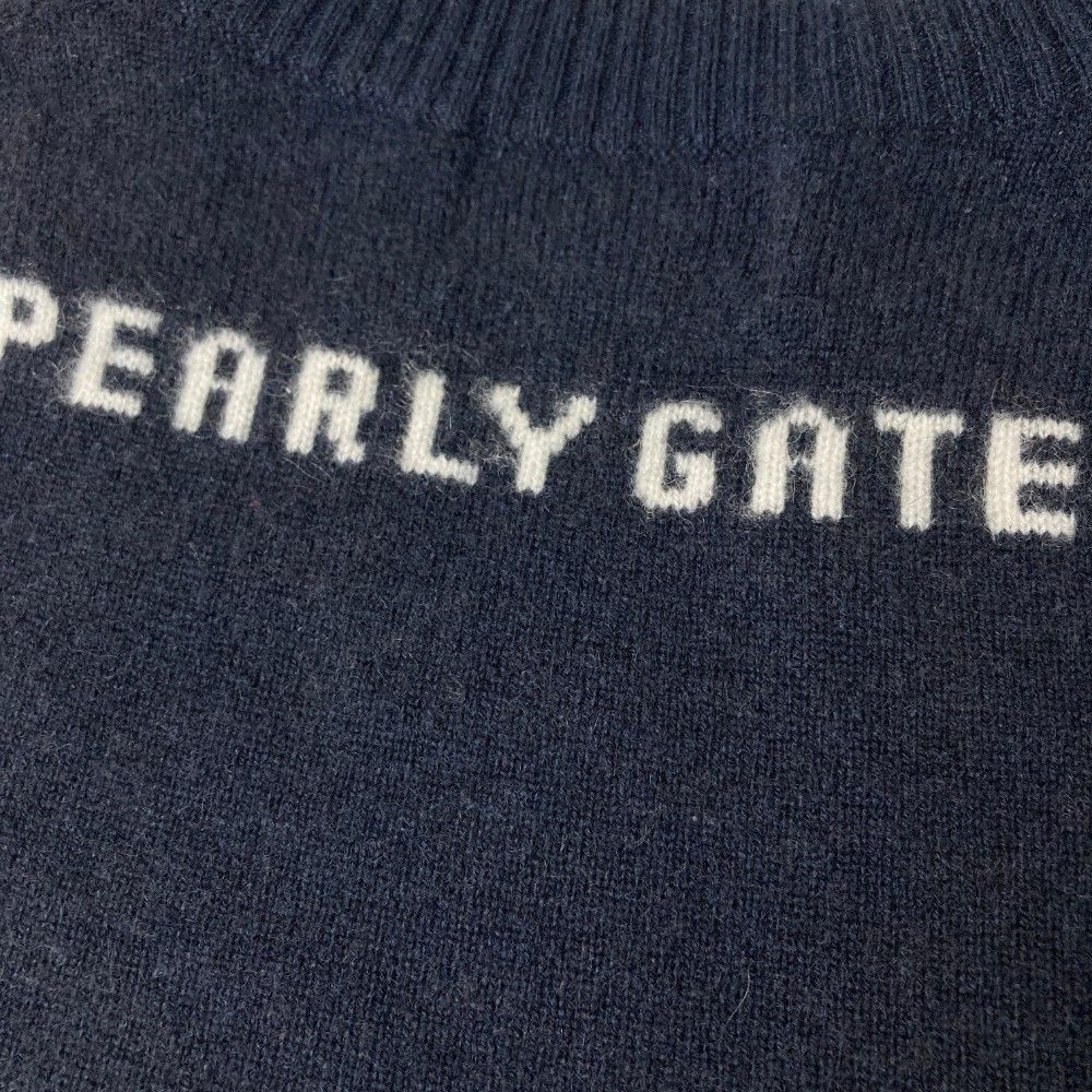 サイズ：0 PEARLY GATES パーリーゲイツ カシミヤ ニットセーター