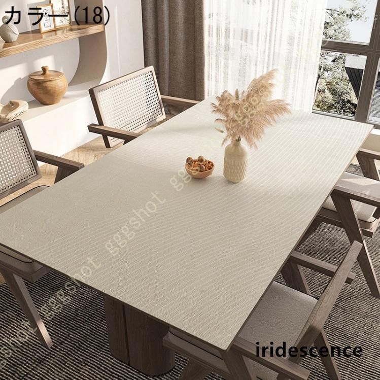 全国配信早速送料無料 ！ 大型 テーブルマット 北欧 おしゃれ テーブルクロス PU革生地 テーブルカバー 拭ける 長方形 プリント テーブルマット 防水防油 耐熱 傷防WP 入荷