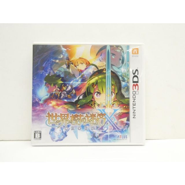 Nintendo 3DS 世界樹の迷宮 X CROSS ※保管臭あり ゲームソフト
