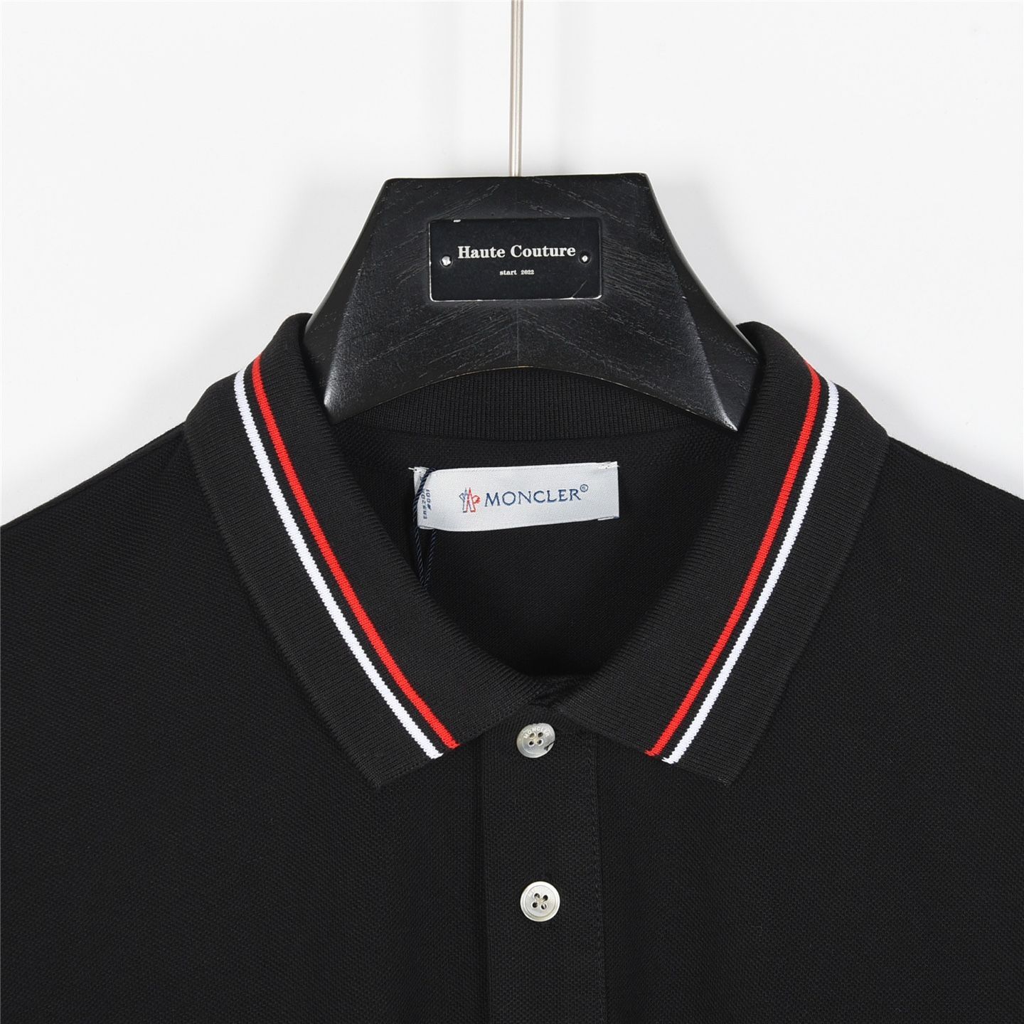 割引 今日特価】Moncler / モンクレール 23ss クラシックロゴ襟リボン トップス