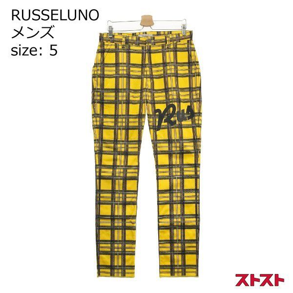 RUSSELUNO ラッセルノ RS-84117 裏起毛 ロングパンツ ビッグロゴ