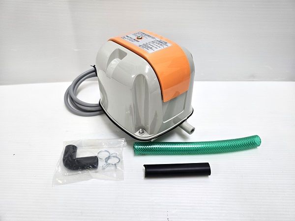 中古品】 安永 電磁式 エアーポンプ 吐出専用 省エネタイプ
