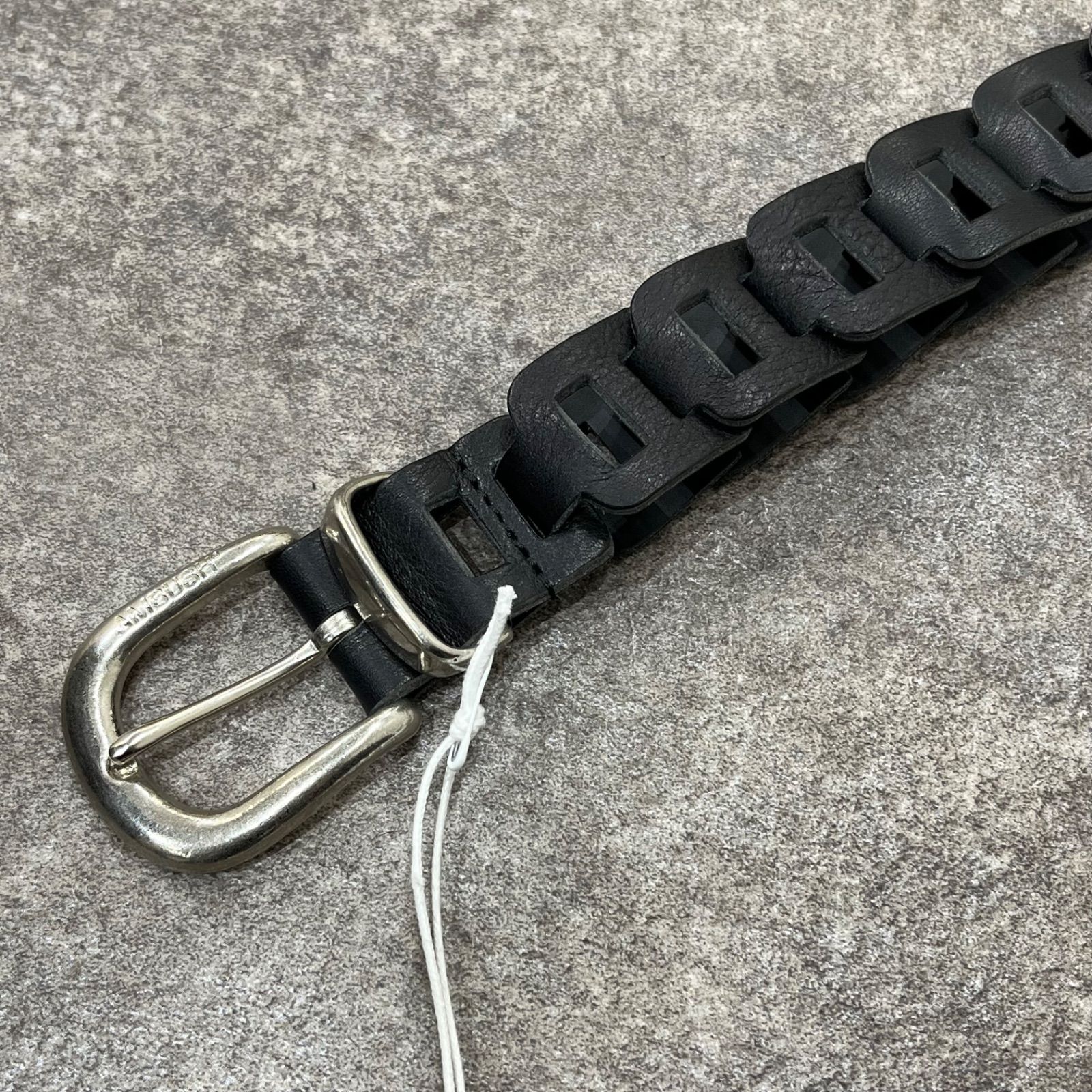 参考上代35200円 未使用品 AMBUSH A CUTOUT BELT レザー カット