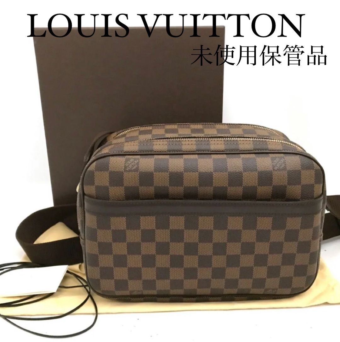 【未使用保管品】スペシャルオーダー LOUIS VUITTON ダミエ リポーター PM 斜め掛けショルダーバッグ メッセンジャーバッグ  N45253