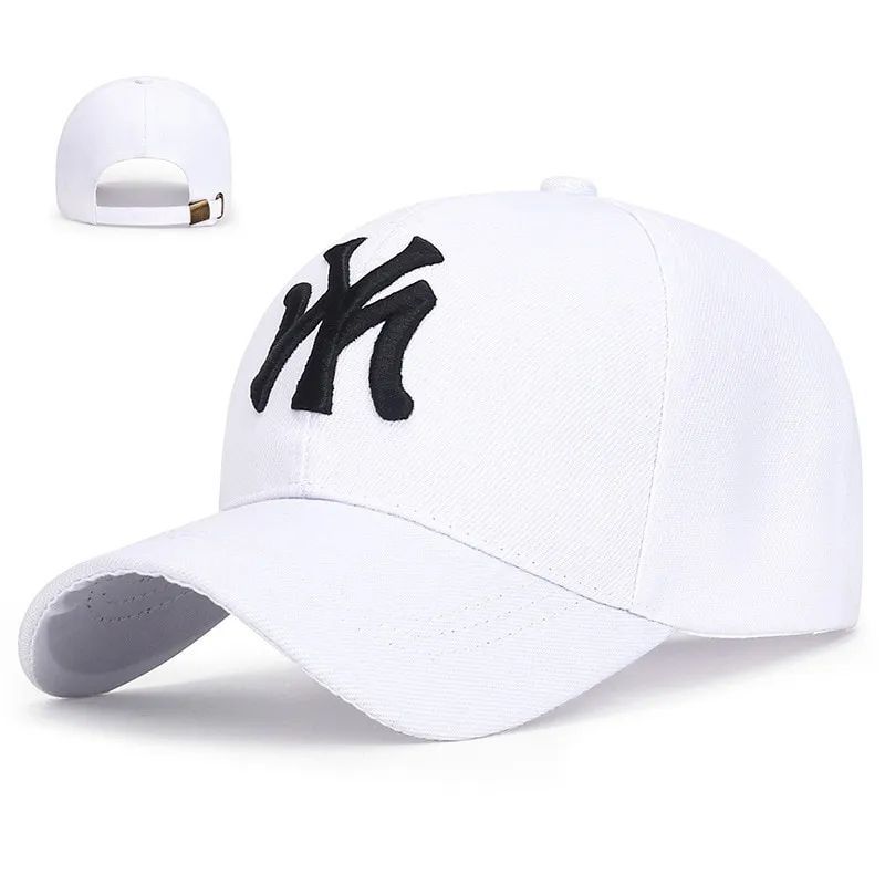 キャップ メンズ レディース 帽子 スポーツ NYロゴ ホワイト katsuji28 メルカリ