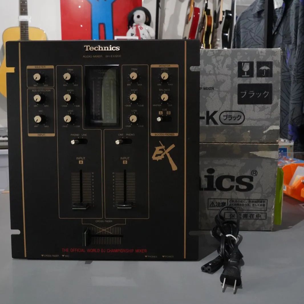 Technics SH-EX1200 DJミキサー 通電 済み DMC公式モデル き | Technics SH-EX1200 DJ Mixer – Power Verified – Official DMC Model With box