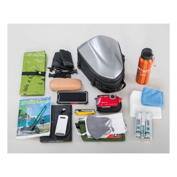 TANAX タナックス シェルシートバッグ2 SS ヘアラインシルバー MFK-297 2566895