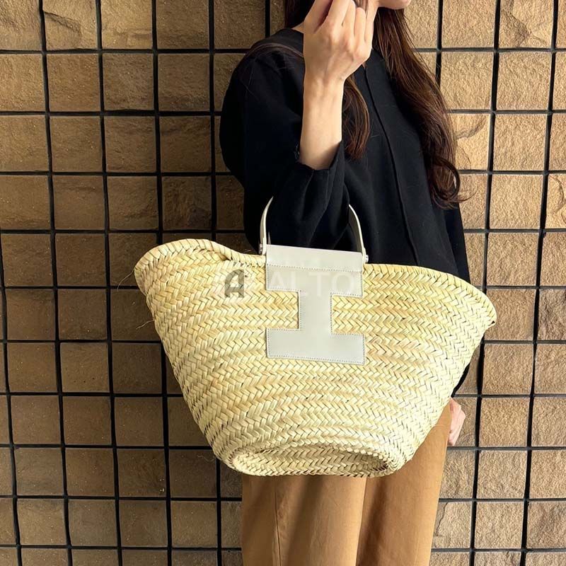 IACUCCI イアクッチ RIVIERA リビエラ 4410 AVORIO アイボリー かごバッグ ・ハンドバッグ