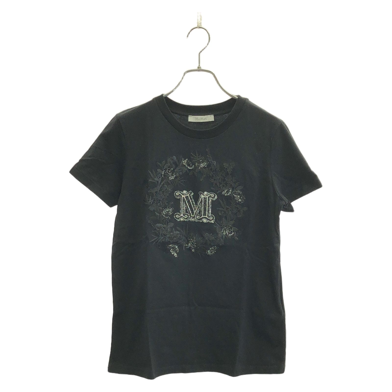 マックスマーラ MAX MARA カットソー ELMO カットソー ブラック コットン ELMO カットソー レディース Used A