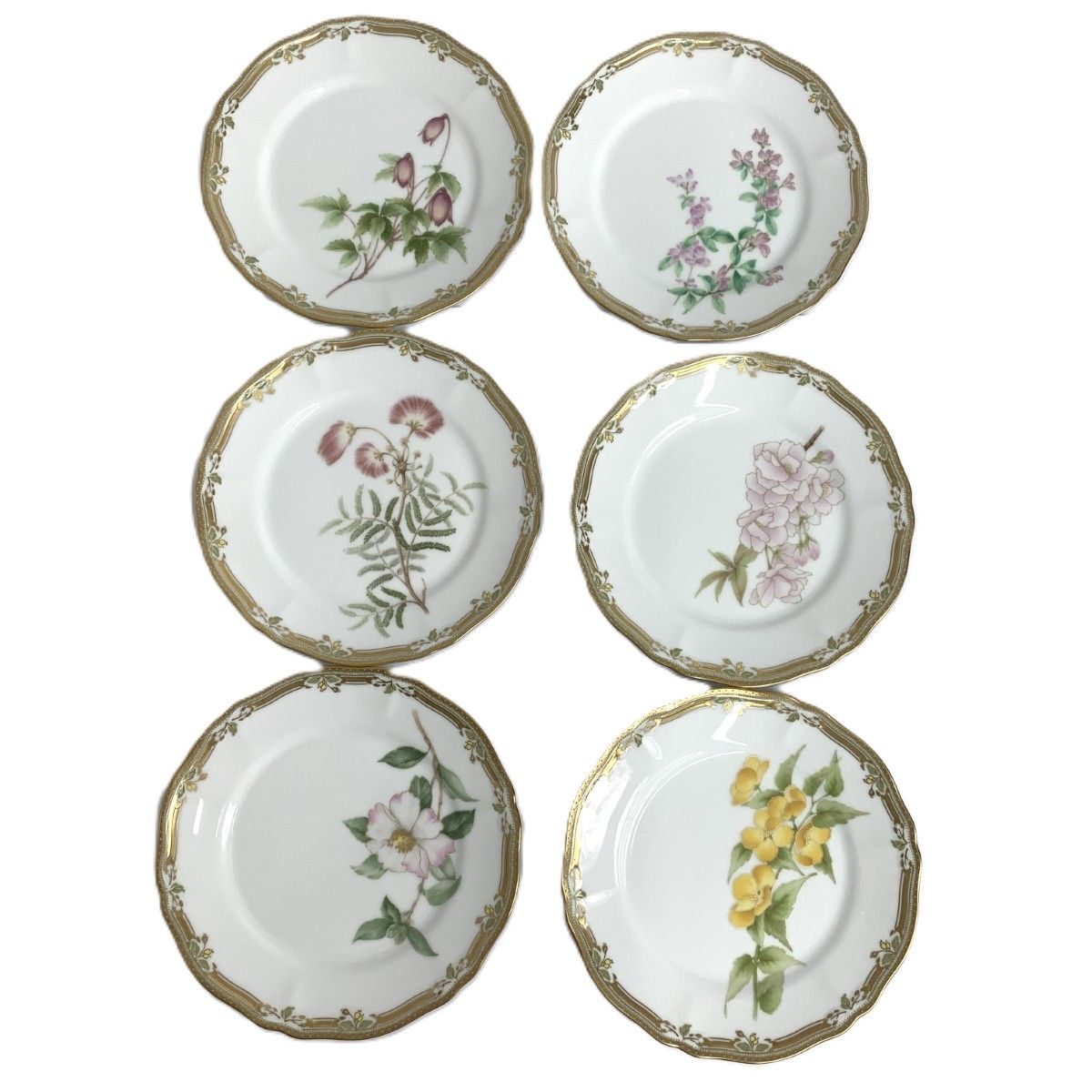 【廃盤品】【未使品】ノリタケ　ガラコンテッサ　プレート　ケーキ皿　6枚セット Noritake ノリタケ プレート ガラコンテッサ/ケーキ皿/6枚セット/廃盤