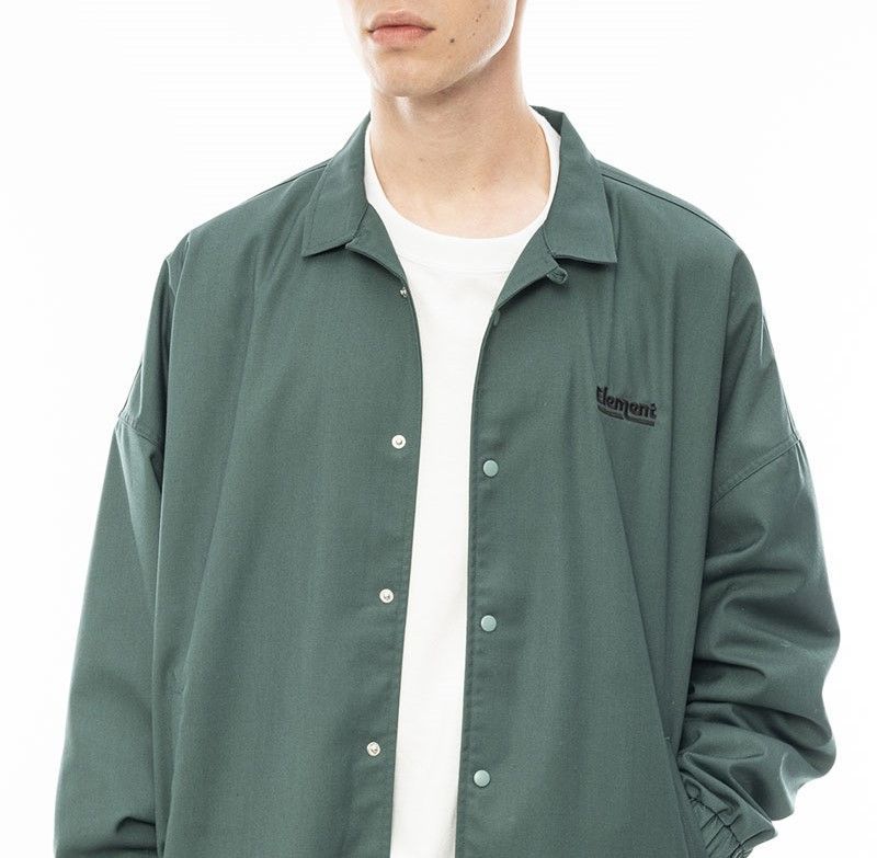 【SALE】2024春夏 新品【ELEMENT/エレメント】MT COACH JACKET ジャケット GRN メンズ BE021-750