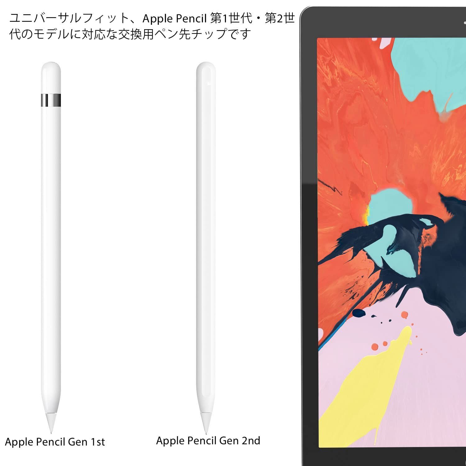 新着商品】高強度材 高感度 細字 替え芯 対応 iPad 第2世代 Pro/iPadに