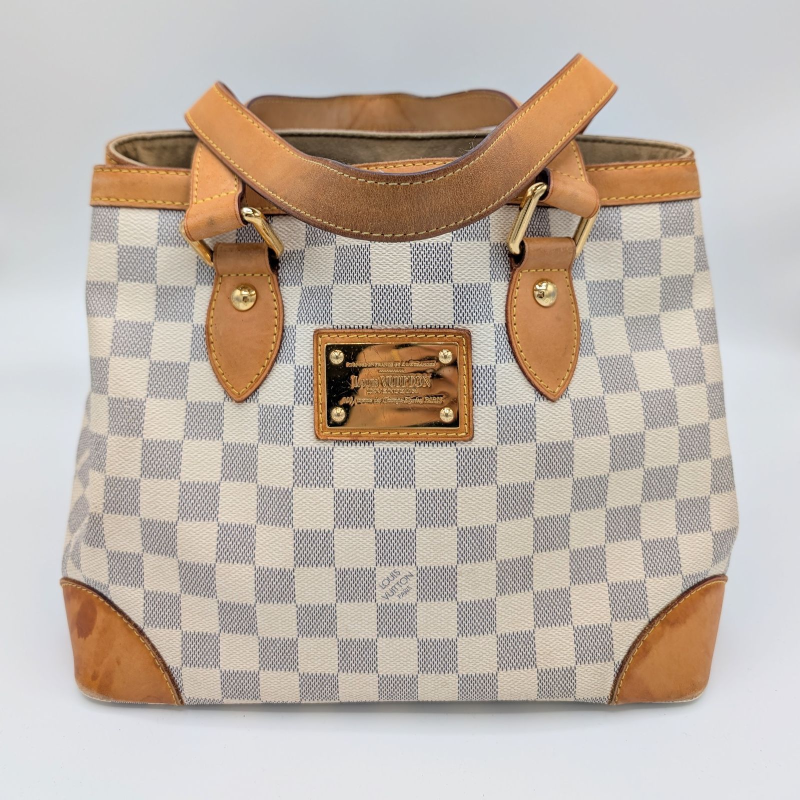 LOUIS VUITTON】 トートバッグ ダミエアズール ハムステッド PM 【公式 