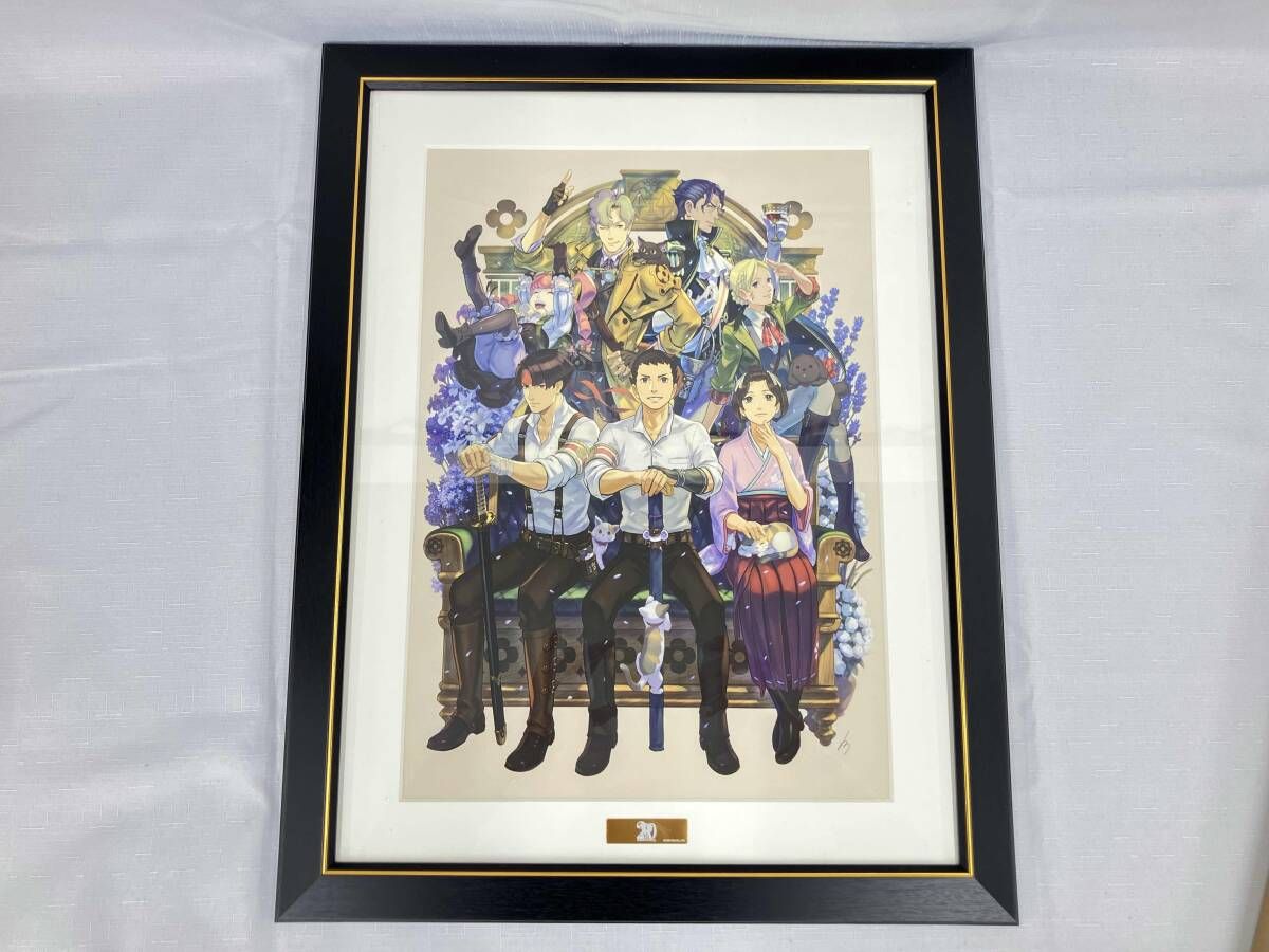 CAPCON STORE逆転裁判20周年『塗和也』描き下ろしキャラファイングラフ