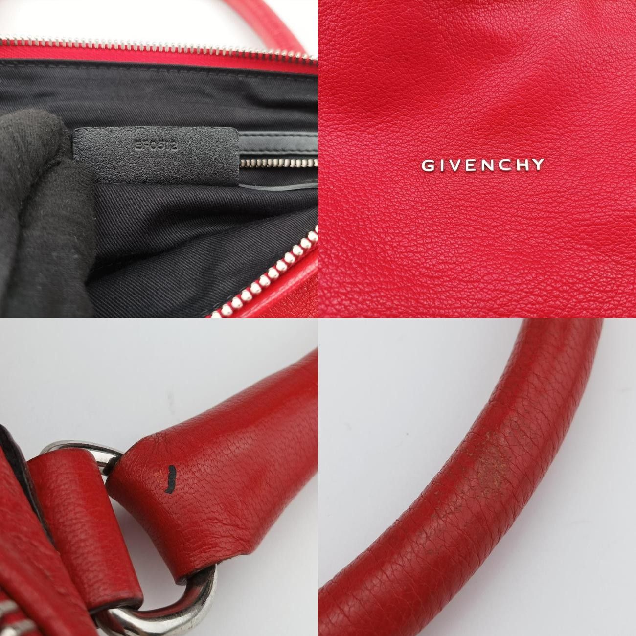 ジバンシーGivenchyパンドラレッドレザーEF0512