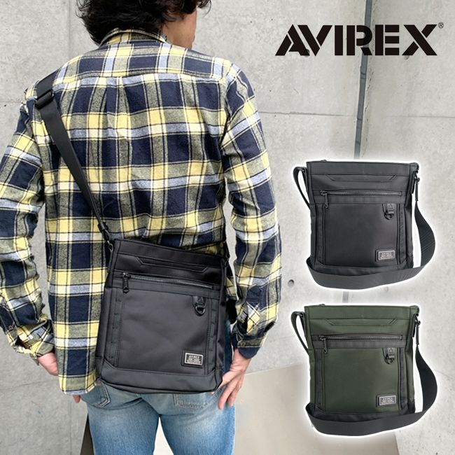 AVIREX アビレックス ショルダーバッグ ソリッド 斜め掛け メンズ アヴィレックス