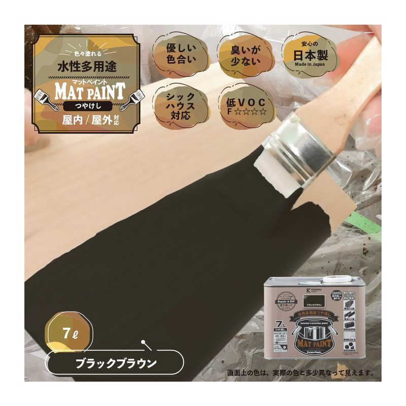 カンペハピオ マットペイントブラックBN7L 9025026 未開梱