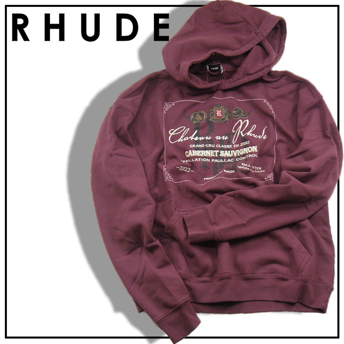 新品】 RHUDE ／ ルード パーカー アメリカ製 フーディー スウェット 