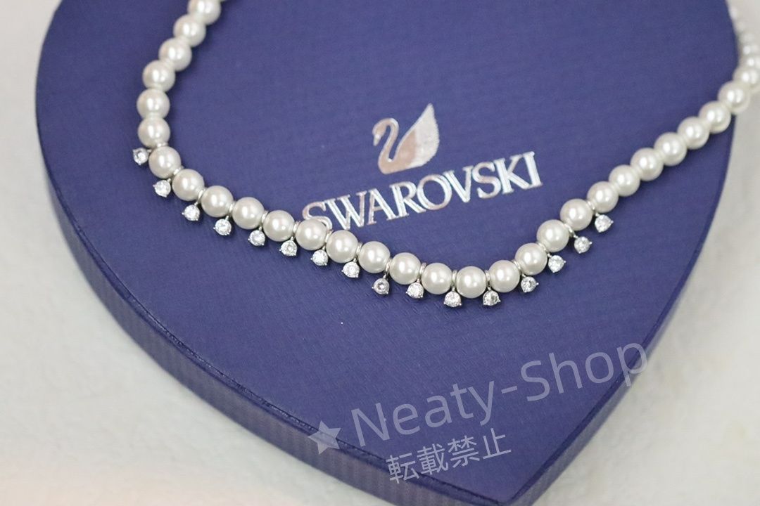 💗新品💗Swarovski  ファッショフリンジクリスタルパールネックレス