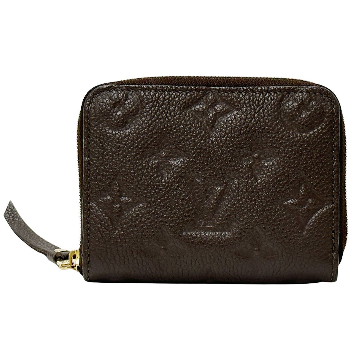 ルイ ヴィトン LOUIS VUITTON 財布 モノグラムアンプラント レディース ブランド コインケース モノグラムアンプラント ジッピー コインパース テール M60553 ブラウン コンパクト 上品 おしゃれ