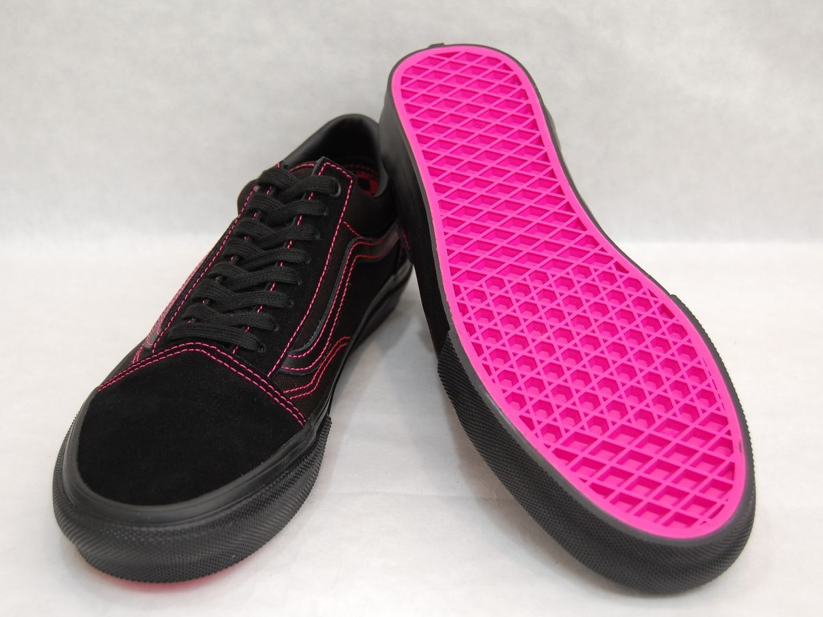 VANS skate old skool neon/black/pink バンズ スケート